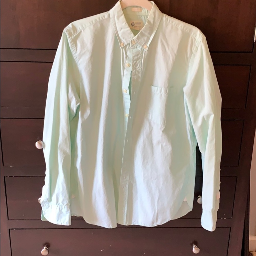 Light Green J. Crew Button Down